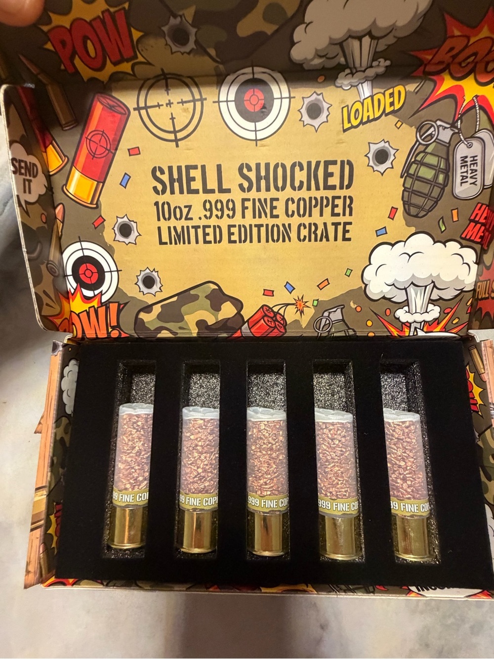 10oz .999 Fine Copper Limited Edition Crate - Copper